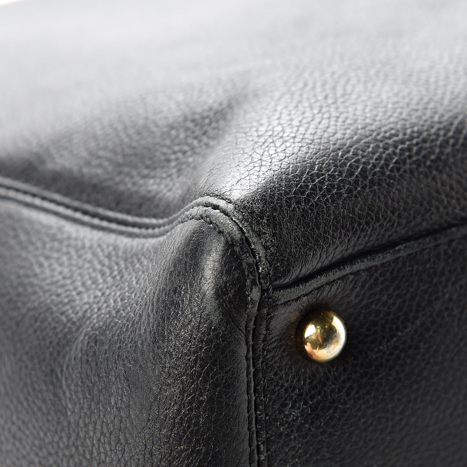Chanel Calfskin Tall Cerf Tote Black 12 of 32