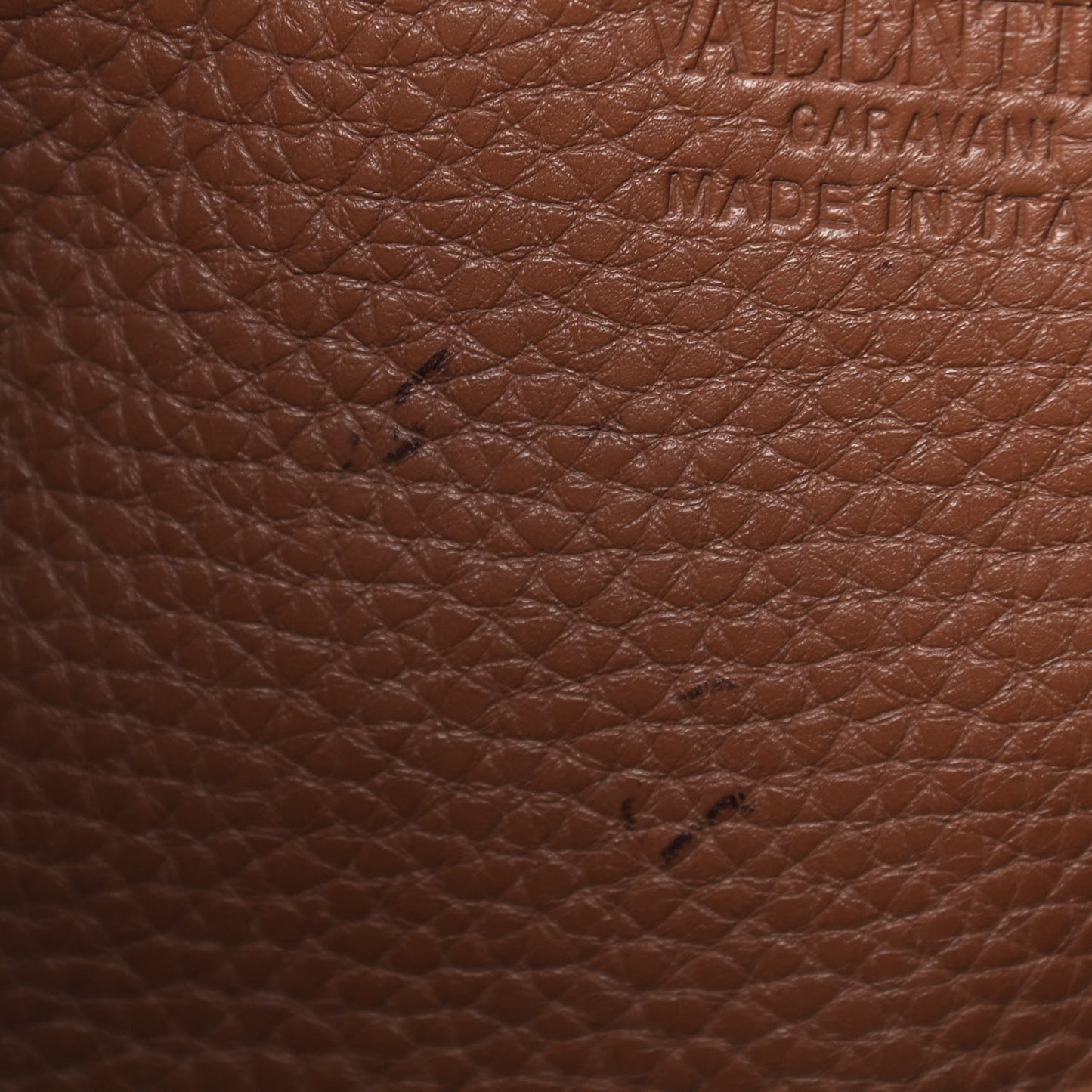 Pebbled Calfskin Small Rockstud Flip-Lock Messenger Bag Bright Cognac