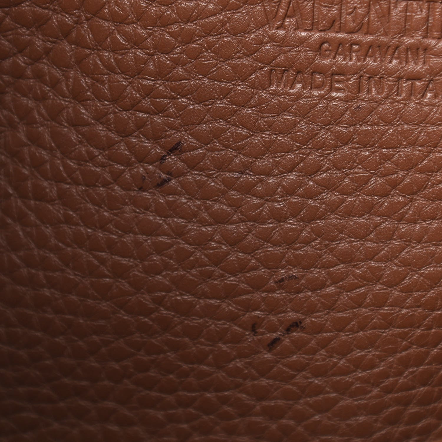Valentino Garavani Pebbled Calfskin Small Rockstud Flip-Lock Messenger Bag Bright Cognac 12 of 13