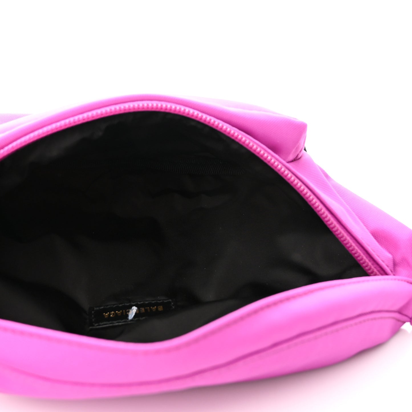 Sport Nylon Logo Embroidered Small Wheel Beltpack Fuchsia Black