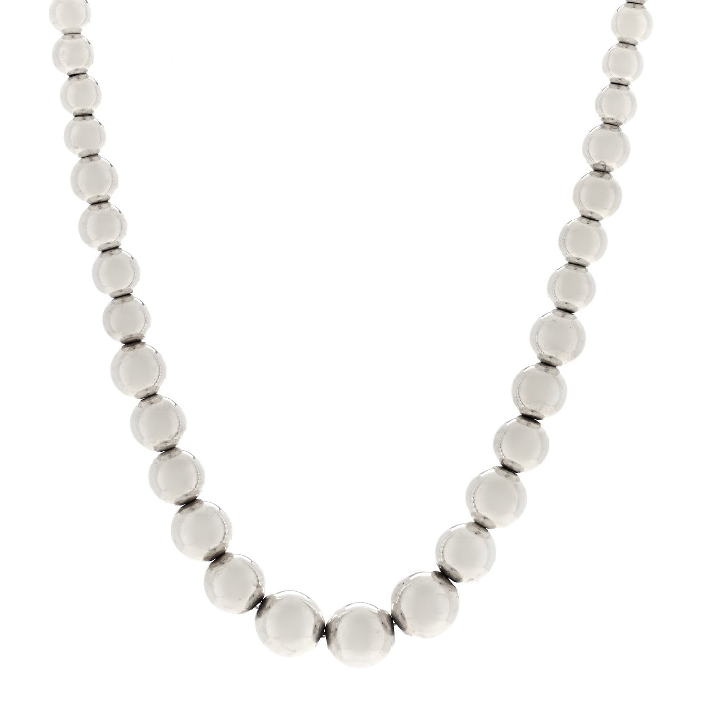 Sterling Silver HardWear Graduated Ball Necklace