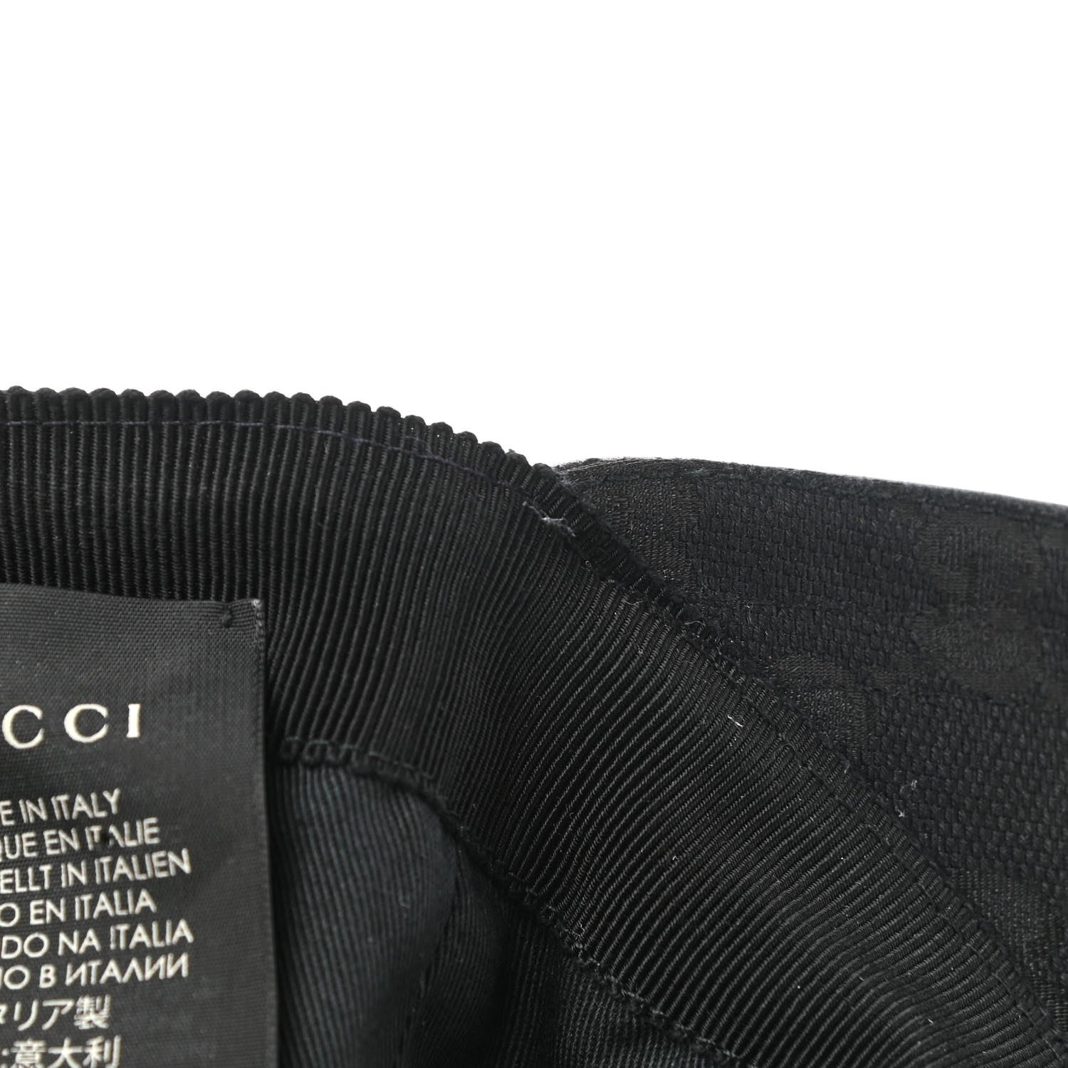 Gucci Monogram Web Baseball Hat M Black 9 of 11