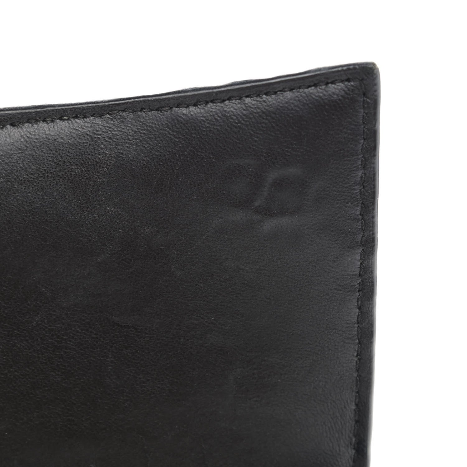 Balenciaga Shiny Calfskin Crocodile Embossed Hourglass Chain Bag Black 10 of 11