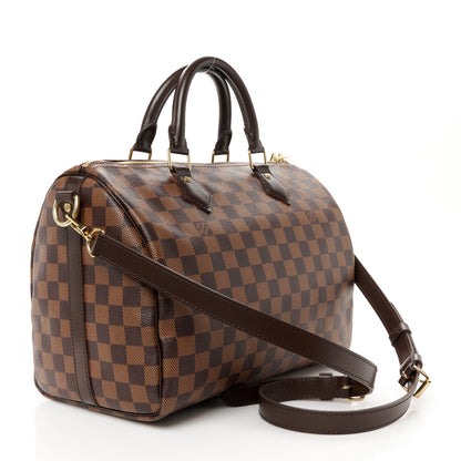 Louis Vuitton Damier Ebene Speedy Bandouliere 30 3 of 12