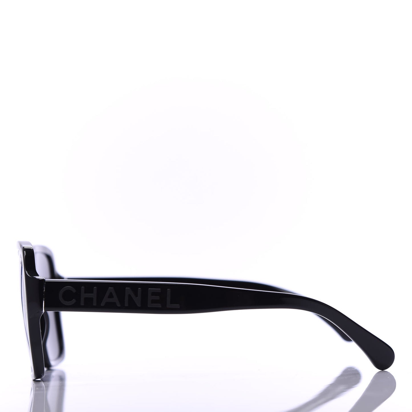 Acetate Polarized Square Sunglasses 5408 Black