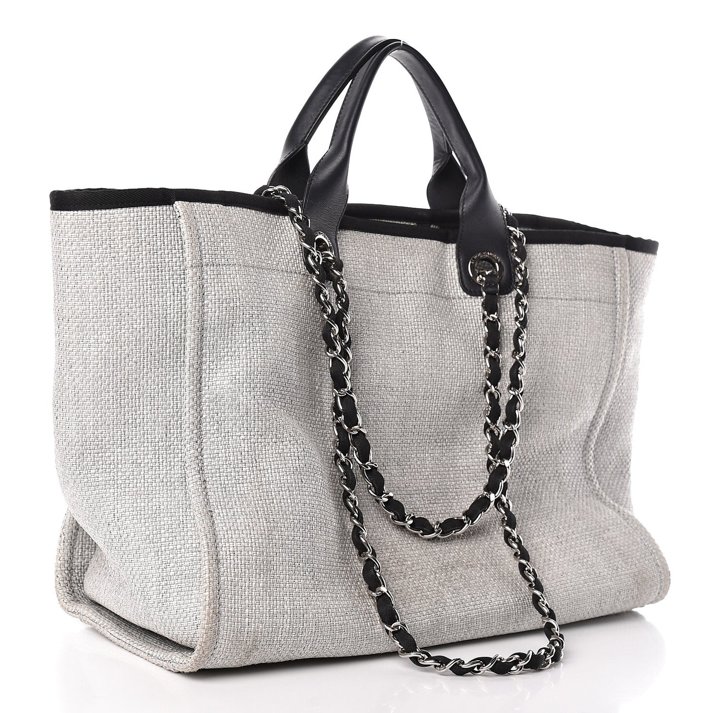 Canvas Deauville Large Tote Grey
