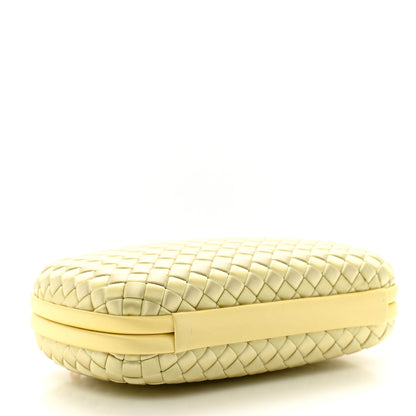 Bottega Veneta Satin Ayers Intrecciato Chain Knot Clutch Duchesse 4 of 9
