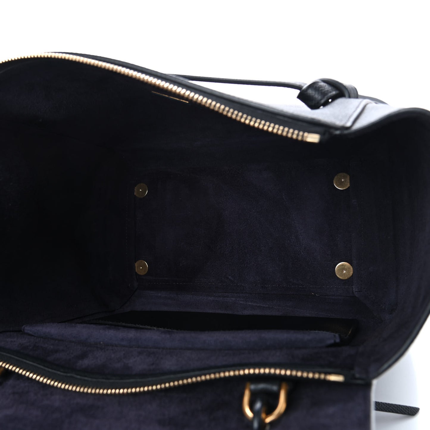 Grained Calfskin Mini Belt Bag Black