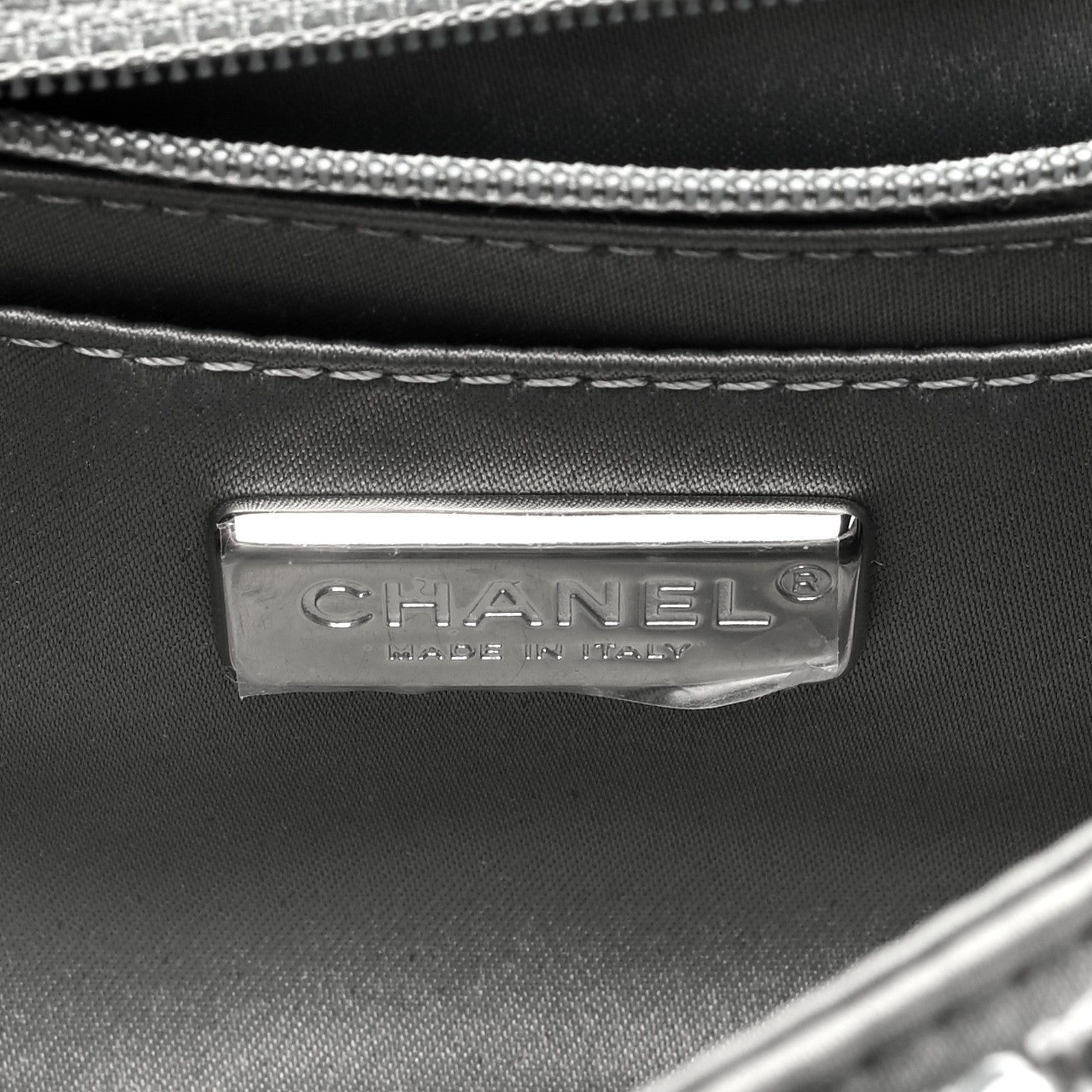 Chanel Sequin Mini Rectangular Flap Silver 6 of 10