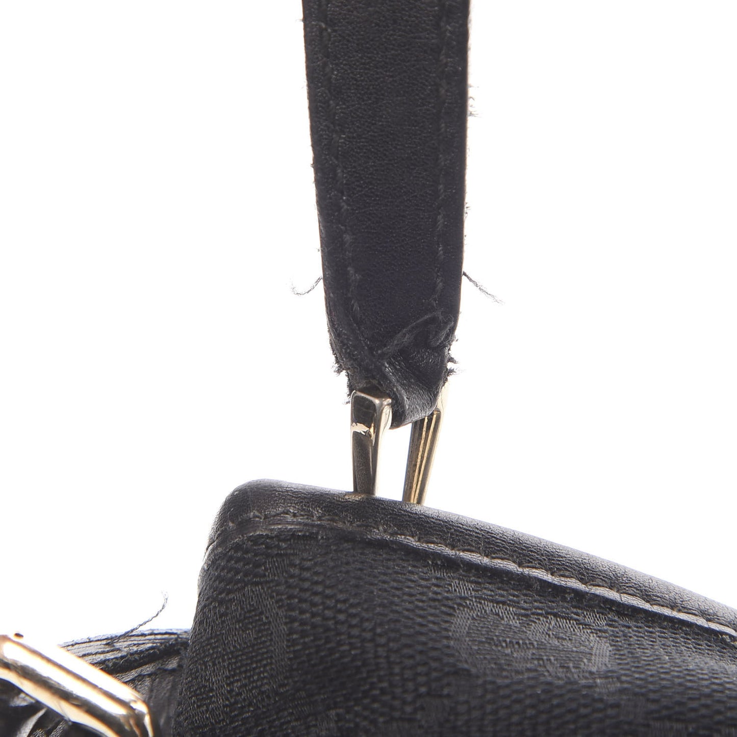 Monogram Medium New Britt Half Moon Hobo Black