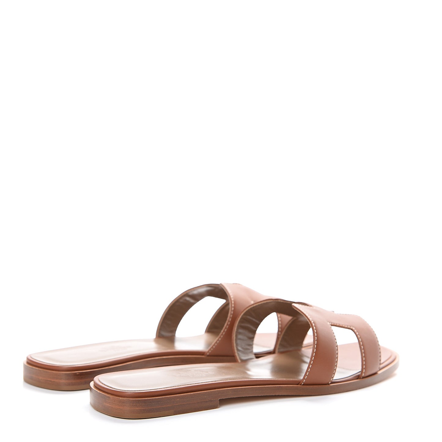 Box Calfskin Oran Sandals 40 Gold