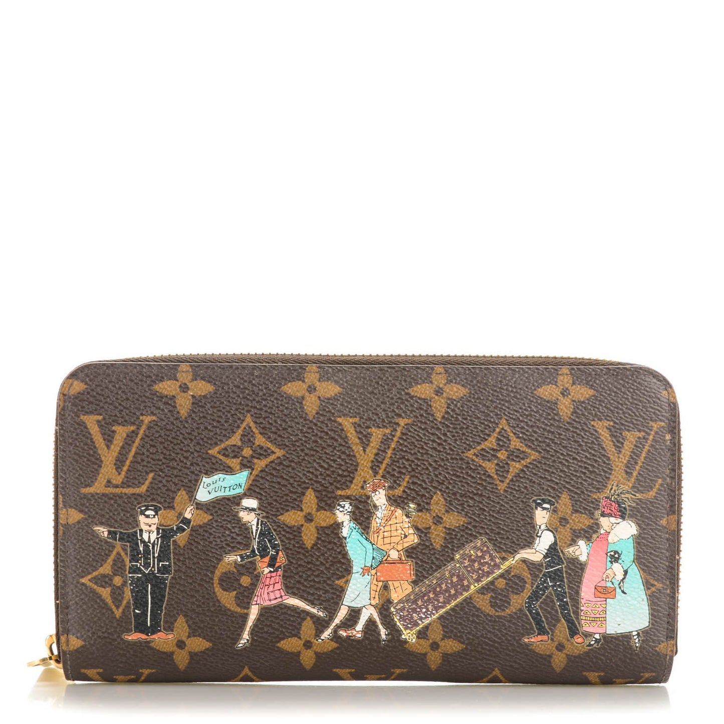 Monogram Illustre Zippy Wallet Rose
