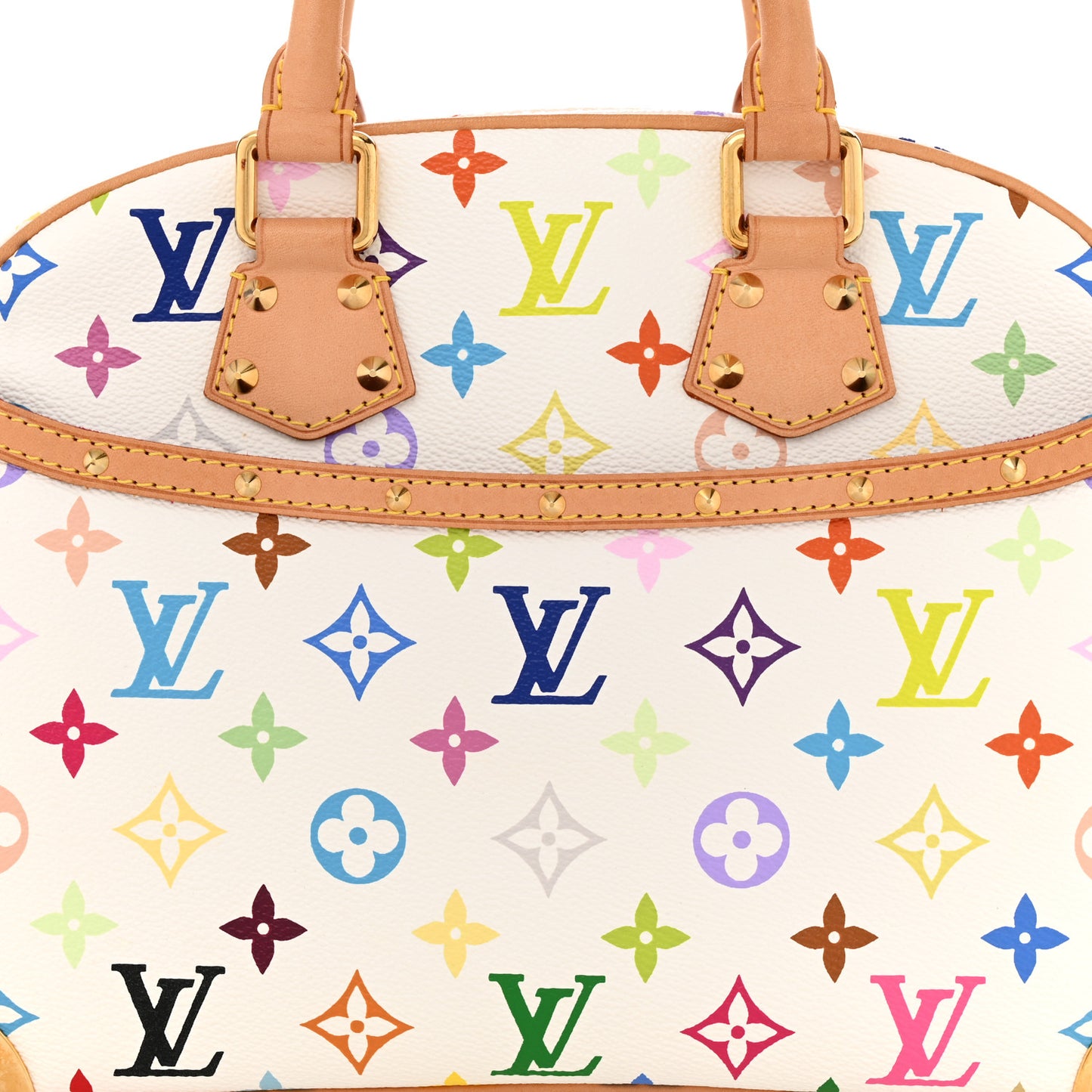 Monogram Multicolor Trouville White