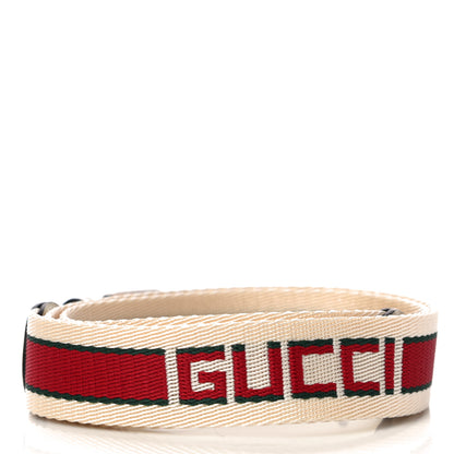 Gucci Jacquard Stripe Belt 100 40 White 2 of 6