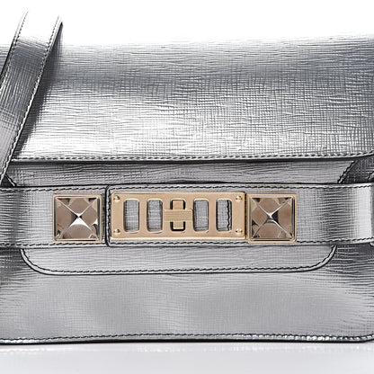 Proenza Schouler New Linosa Mini PS11 Classic Shoulder Bag Silver 7 of 10