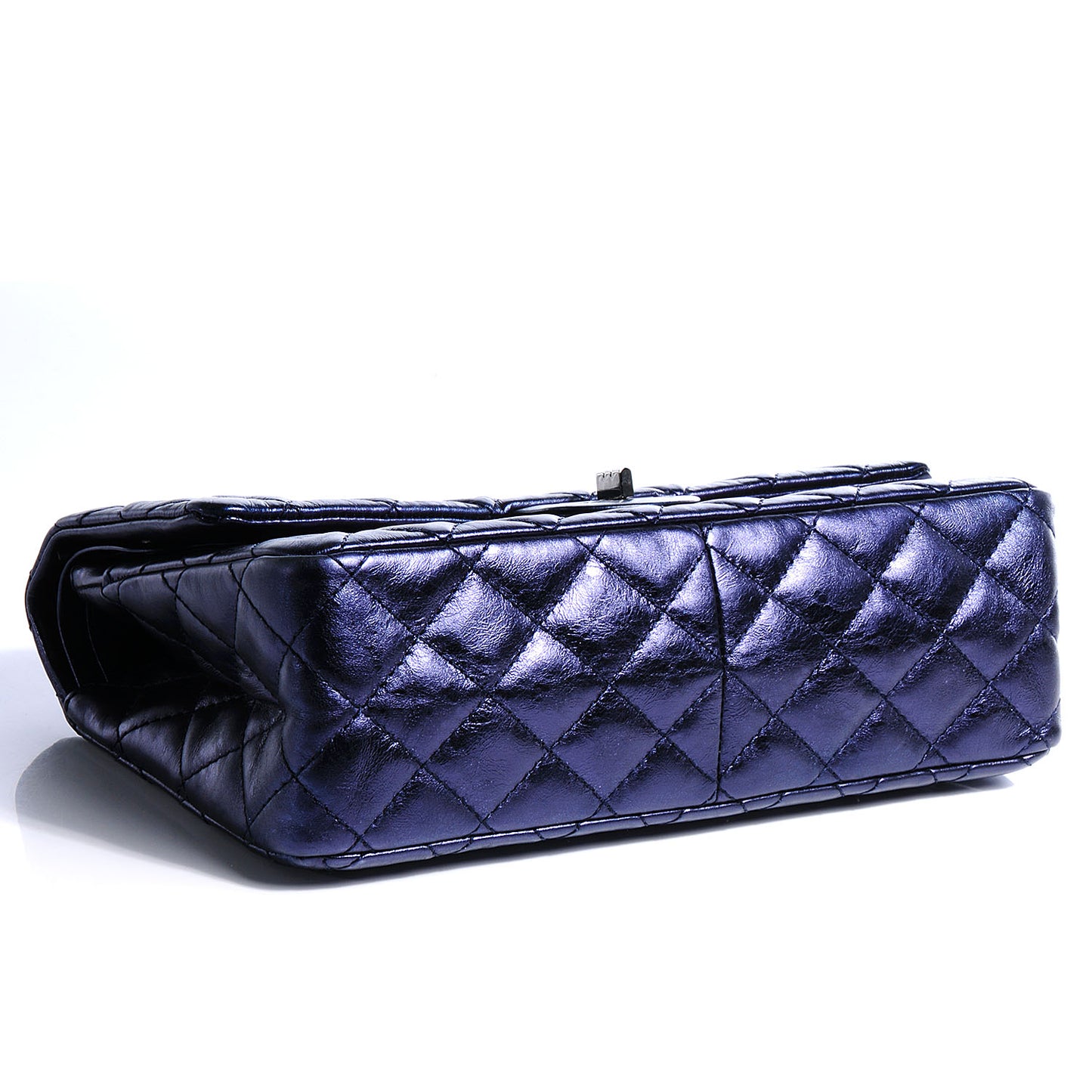 Calfskin 2.55 Reissue 226 Flap Metallic Blue