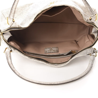 Prada Craquele Shoulder Bag Talco 5 of 12