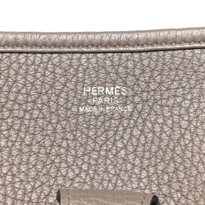 Hermes Taurillon Clemence Amazone Evelyne III GM Etain 6 of 10