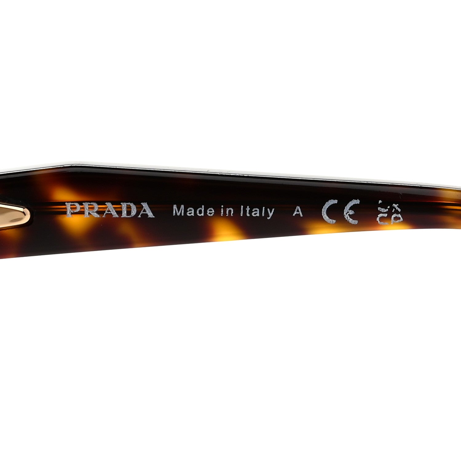 Prada Metal Sunglasses SPR56Z Tortoise Gold 6 of 8