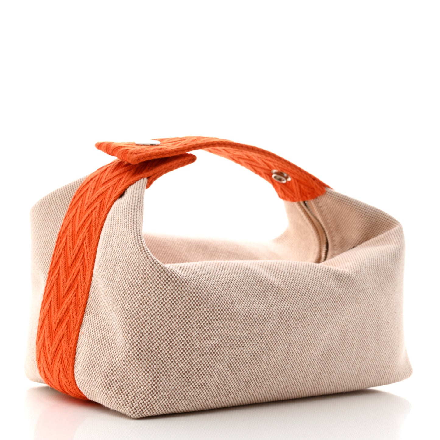 Canvas Small Bride-A-Brac Pouch Natural Orange