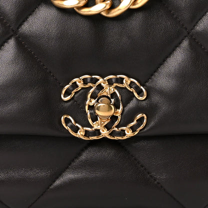 Chanel Lambskin Quilted Medium Chanel 19 Flap Dark Brown 8 of 10