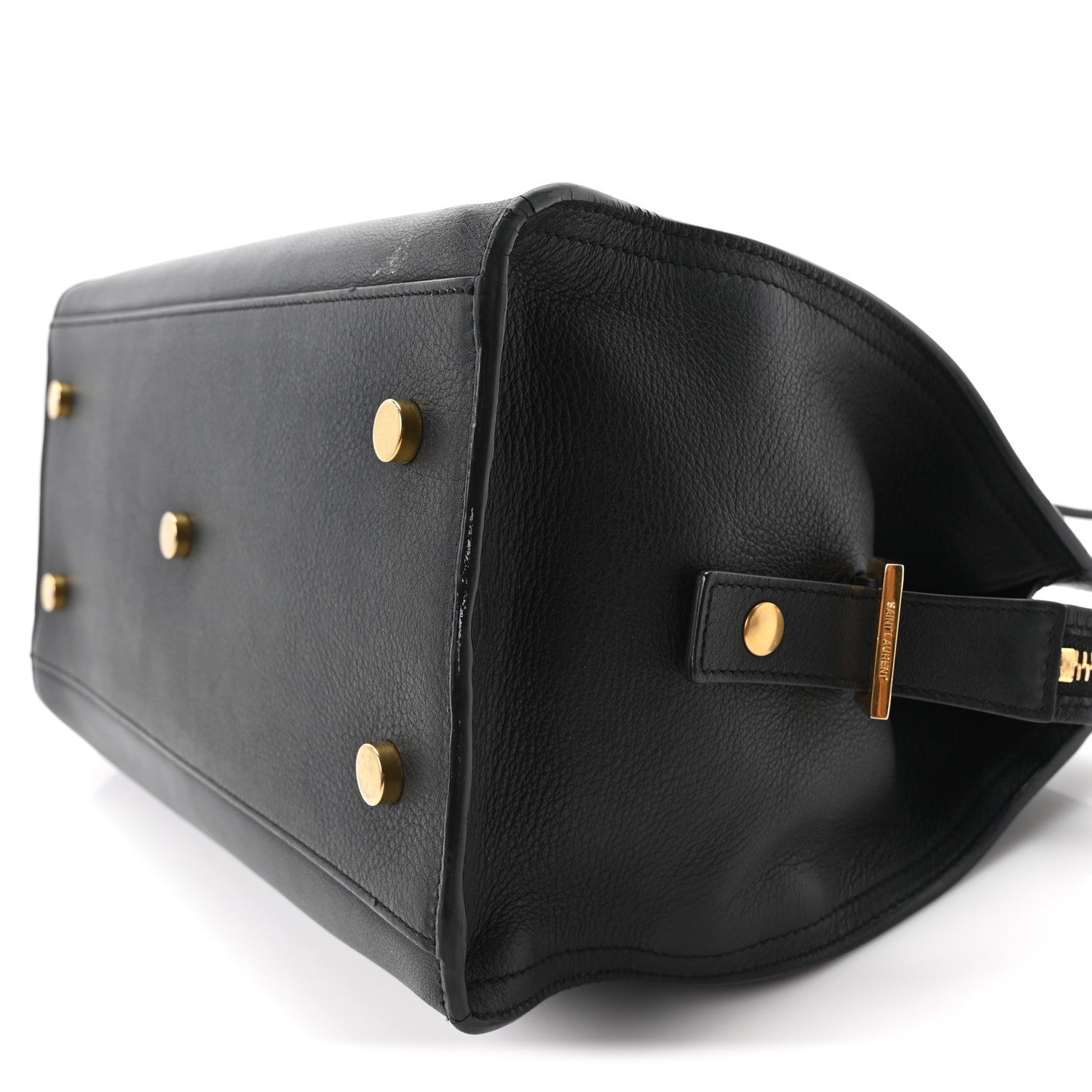 Saint Laurent Calfskin Small Classic Y Cabas Black 10 of 10