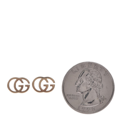 Gucci 18K Yellow Gold GG Tissue Stud Earrings 2 of 7