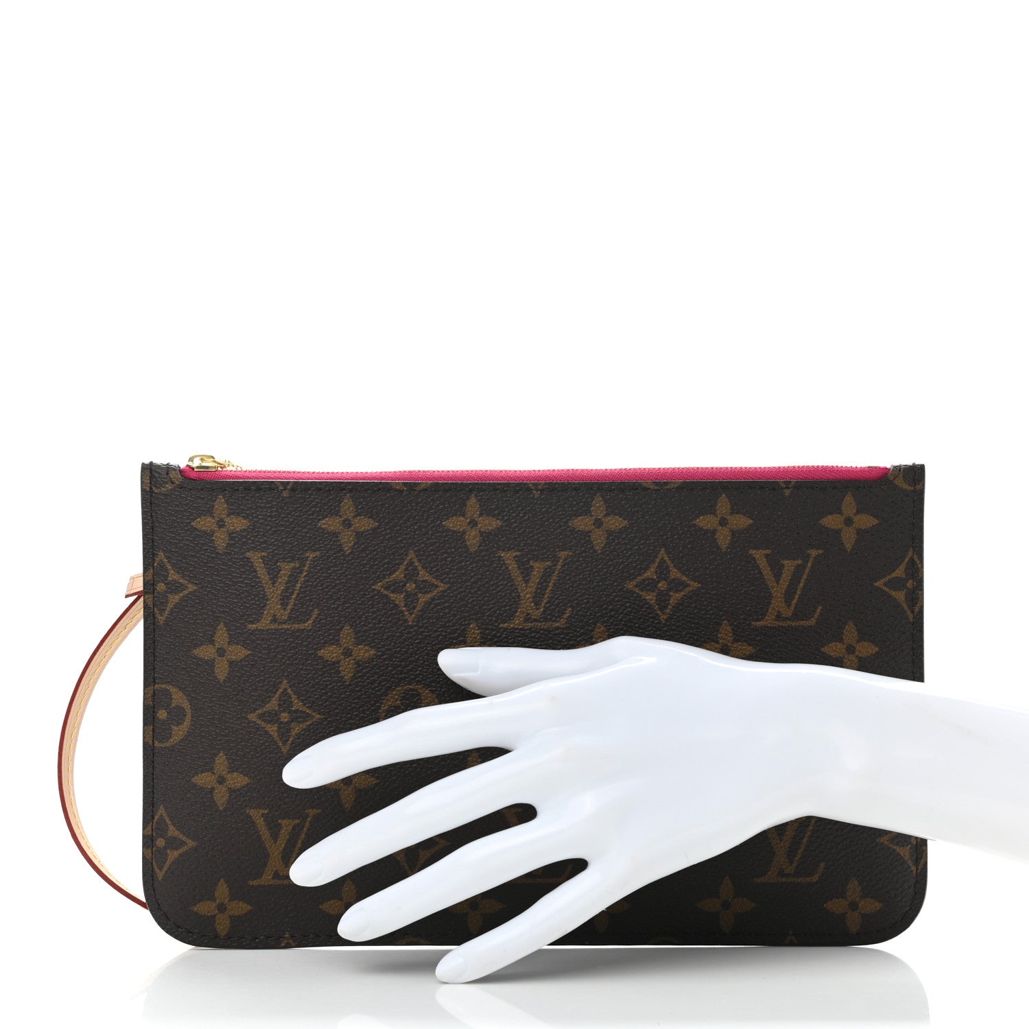 Louis Vuitton Monogram Neverfull MM GM Pochette Pivoine 2 of 6