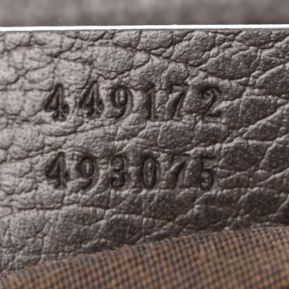 Gucci Monogram Flap Messenger Bag Beige Dark Brown 7 of 11