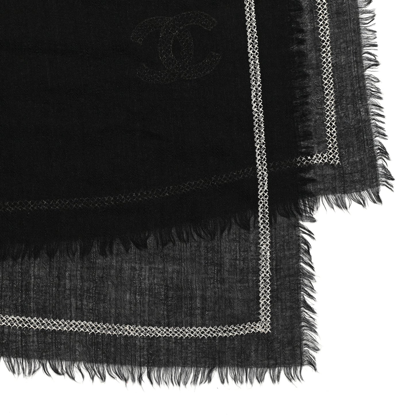 Cashmere CC Scarf Black