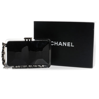Chanel Lucite Wristlet Black Transparent 5 of 8