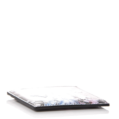 Christian Dior X SORAYAMA Calfskin Card Holder Blue 4 of 8