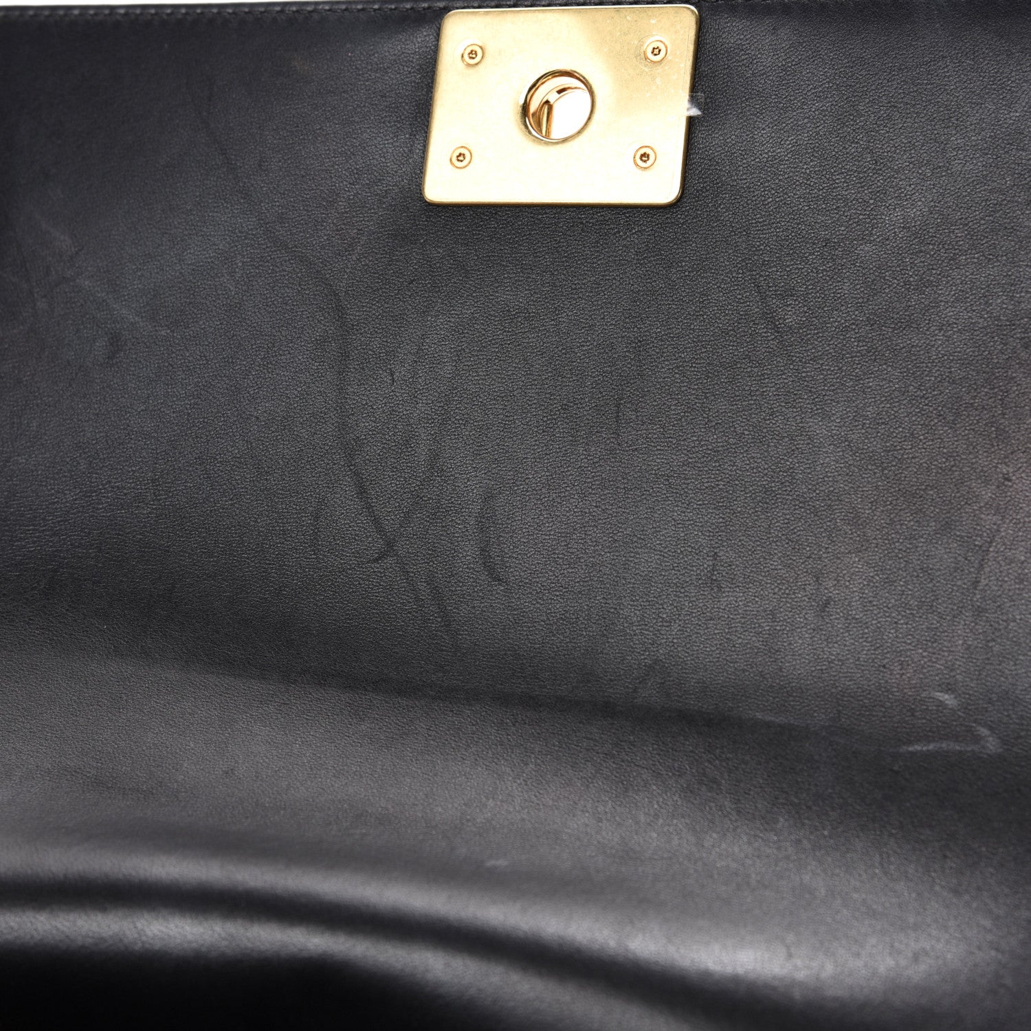 Chanel Lambskin Quilted Medium Boy Flap Black 8 of 11