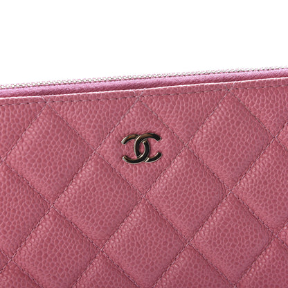 Chanel Caviar Quilted Large Cosmetic Case Rose Pink 9 of 9