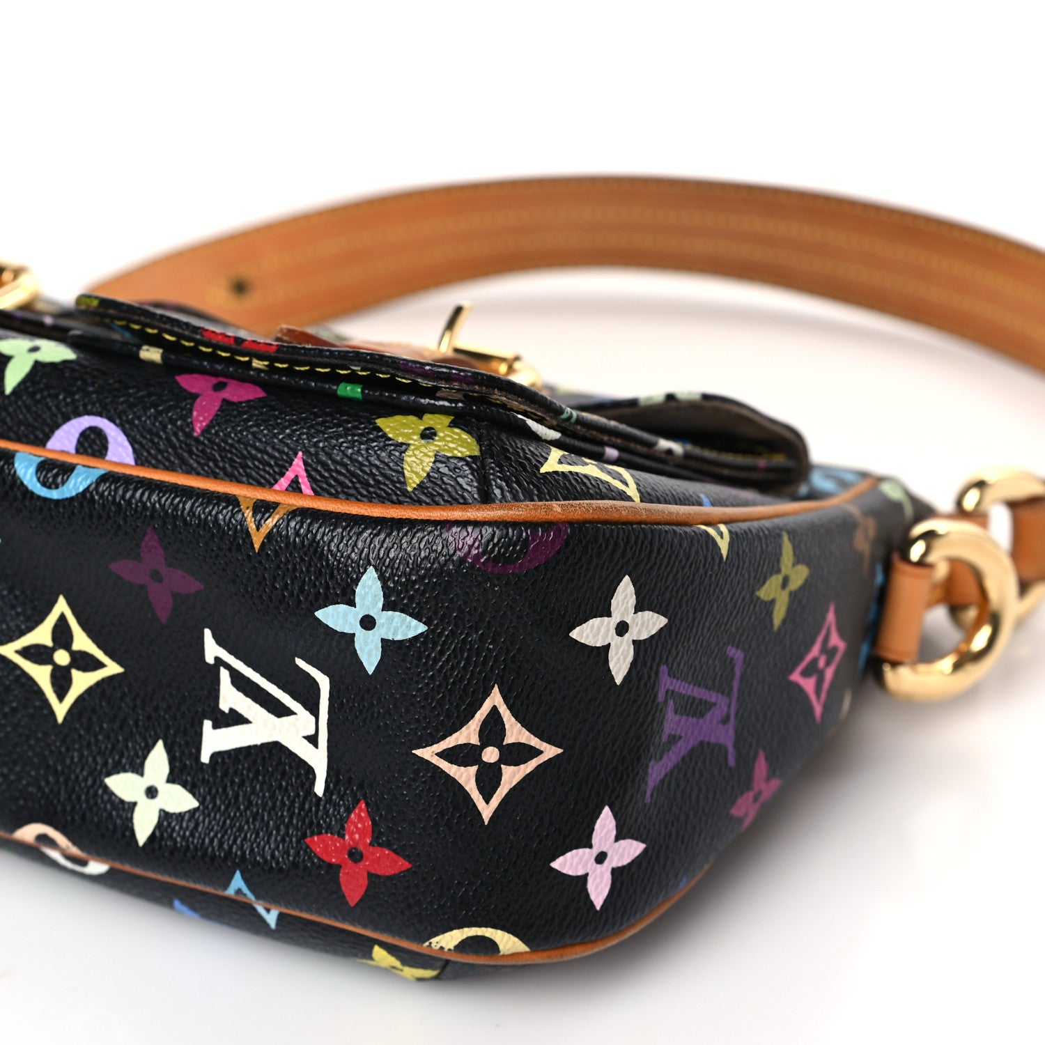 Louis Vuitton Monogram Multicolor Lodge PM Black 8 of 9