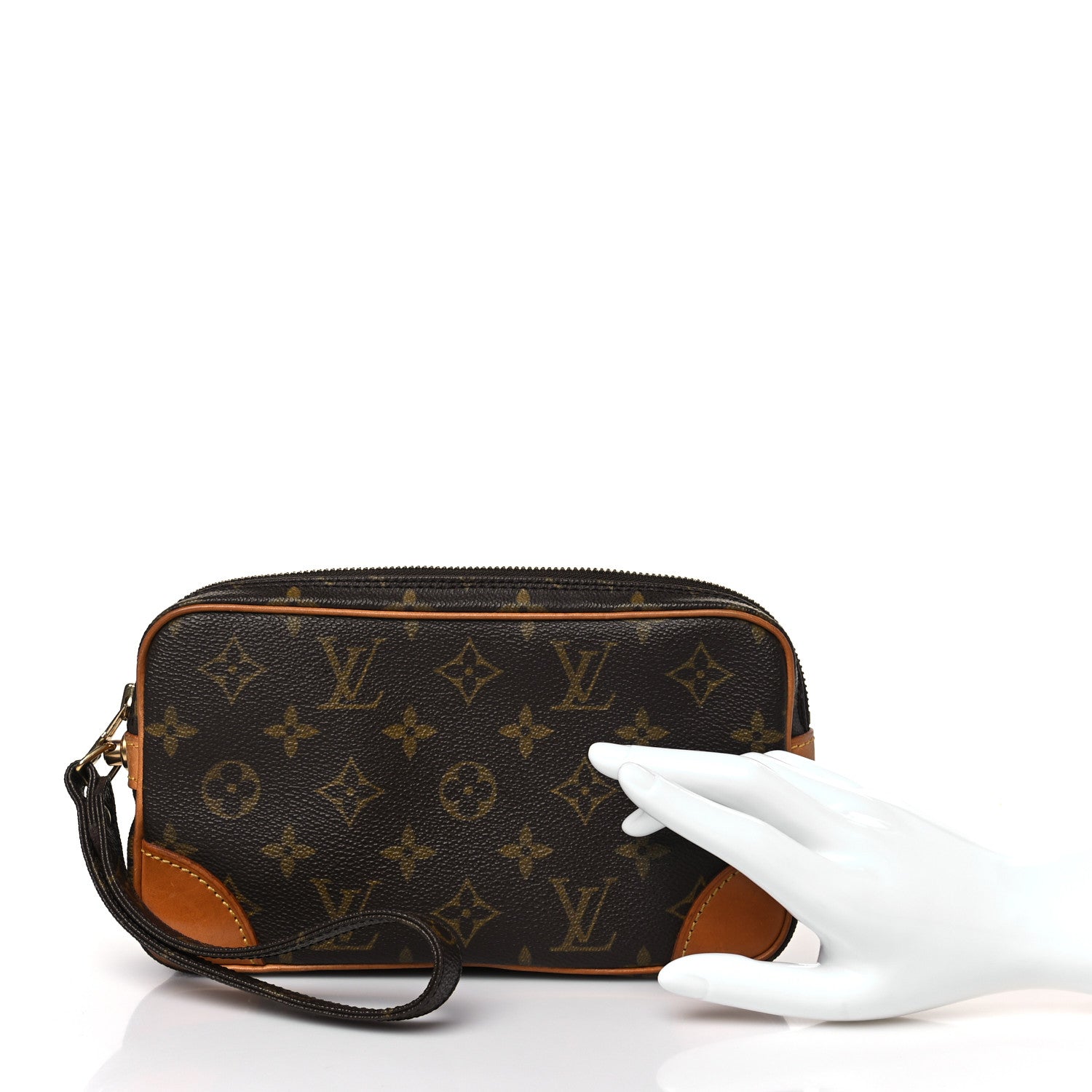 Louis Vuitton Monogram Pochette Marly Dragonne 22 2 of 8
