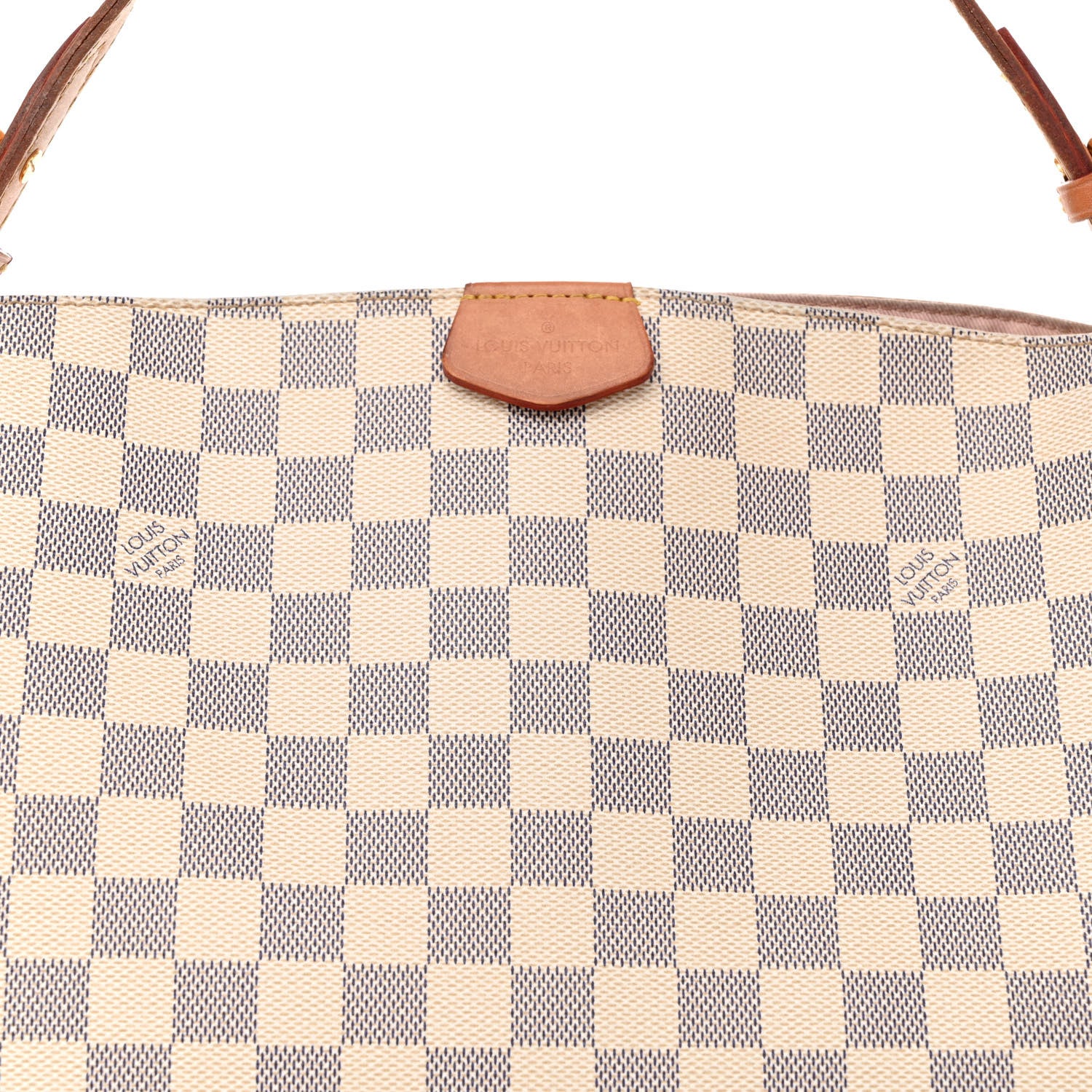 Louis Vuitton Damier Azur Graceful PM Rose Ballerine 7 of 16