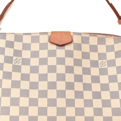 Louis Vuitton Damier Azur Graceful PM Rose Ballerine 7 of 16