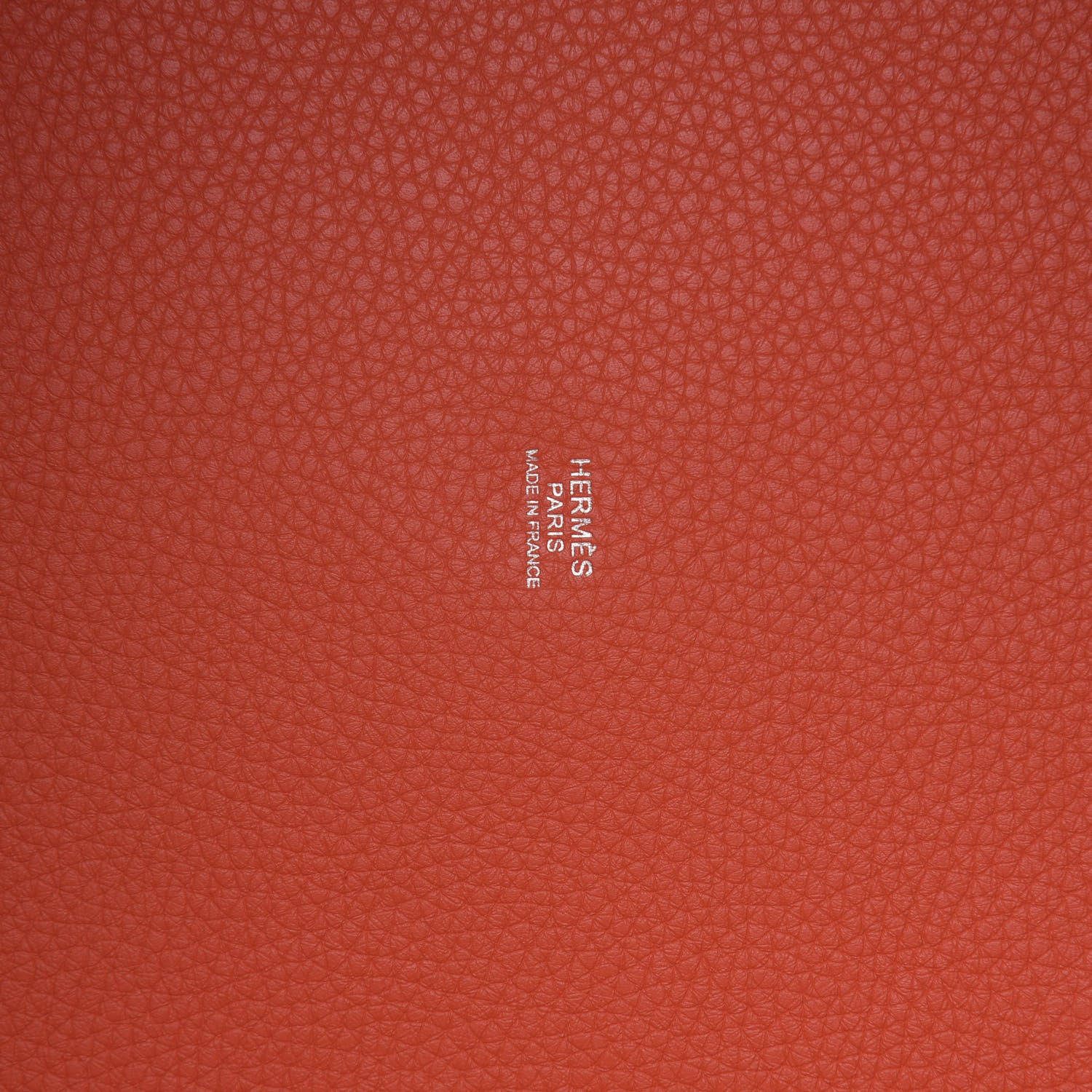 Hermes Taurillon Clemence Picotin 26 GM Orange Poppy 6 of 11