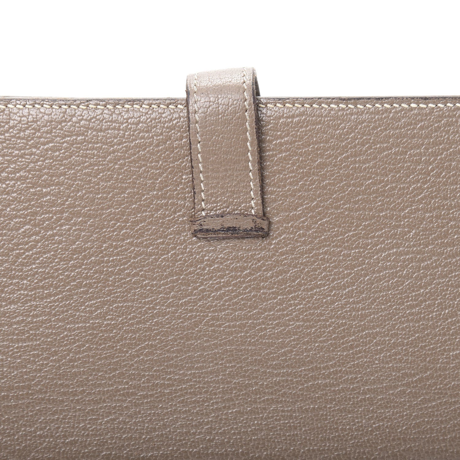 Hermes Chevre Mysore Bearn Gusset Wallet Etoupe 11 of 15