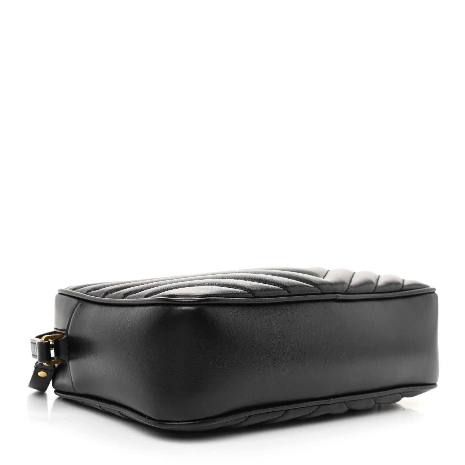 Saint Laurent Calfskin Matelasse Monogram Lou Camera Bag Black 4 of 8