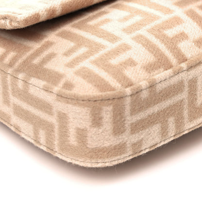 Fendi Wool Cuoio Romano Selleria FF 1974 Baguette 1997 Beige Cammello Camelia 9 of 12