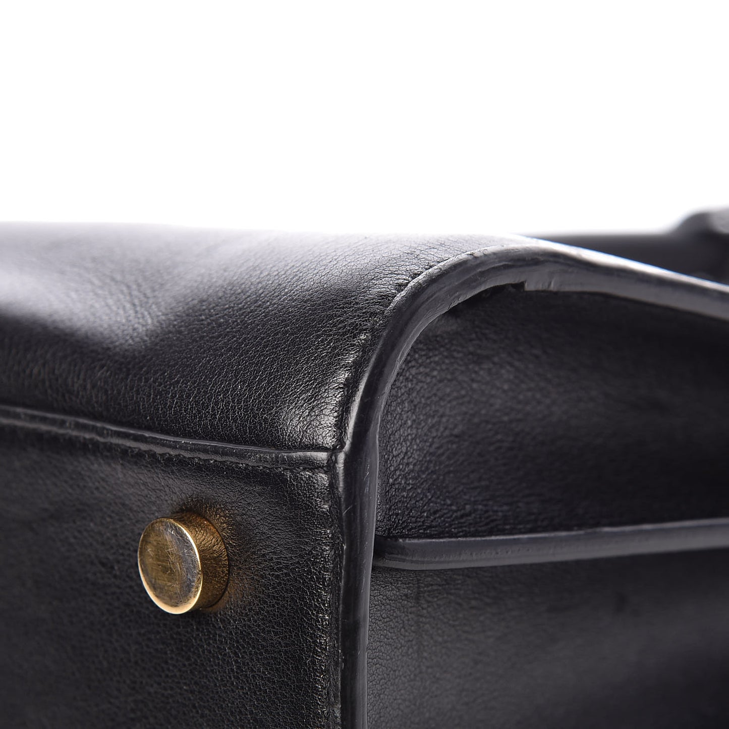 Calfskin Small Sac De Jour Black