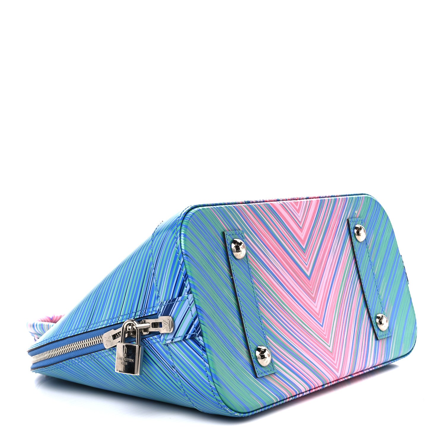 Louis Vuitton Epi Tropical Alma PM Blue Rose 4 of 12