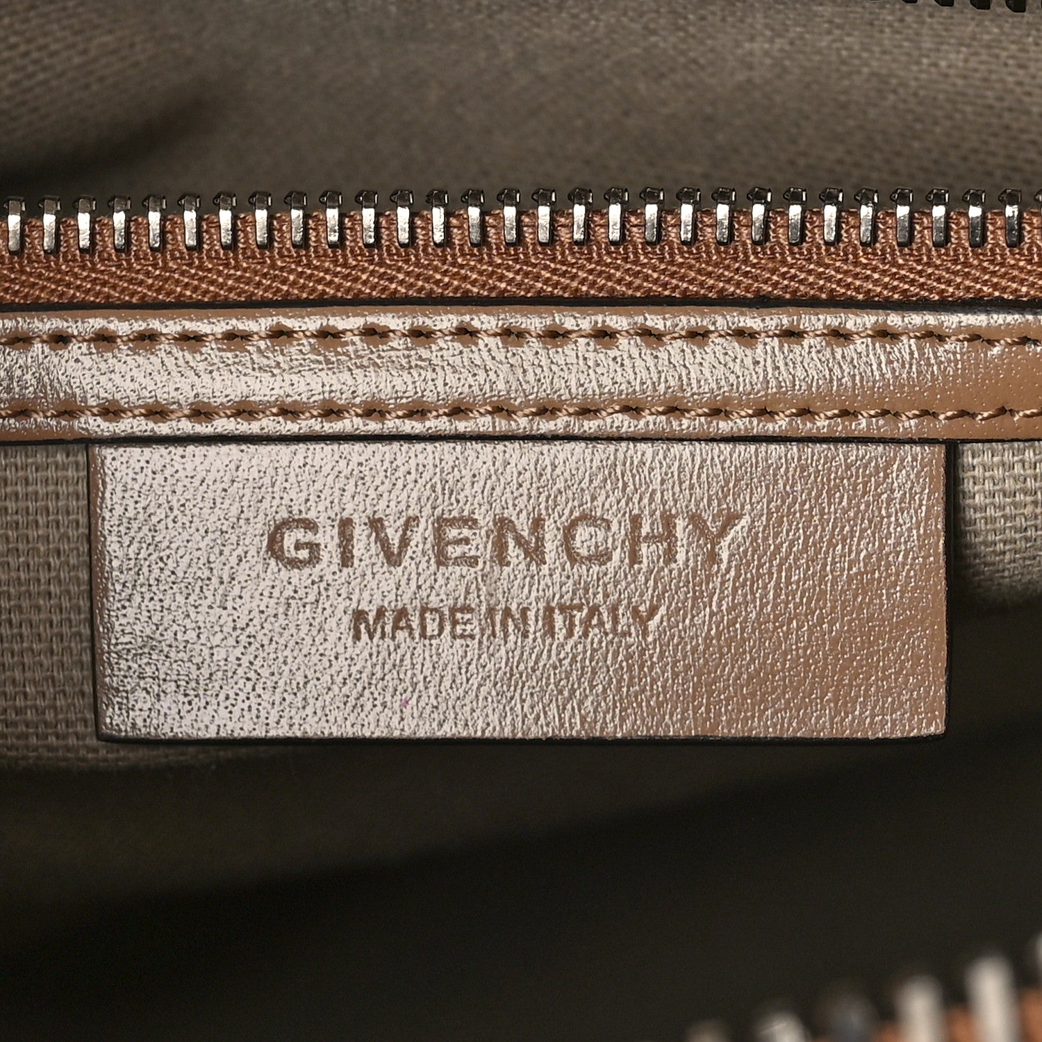 Givenchy Shiny Lord Calfskin Medium Antigona Dark Beige 6 of 9