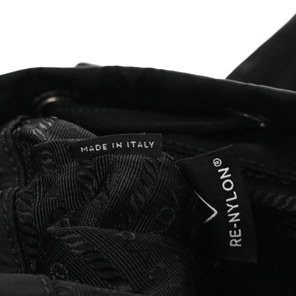 Prada Tessuto Nylon Saffiano Medium Backpack Black 8 of 13
