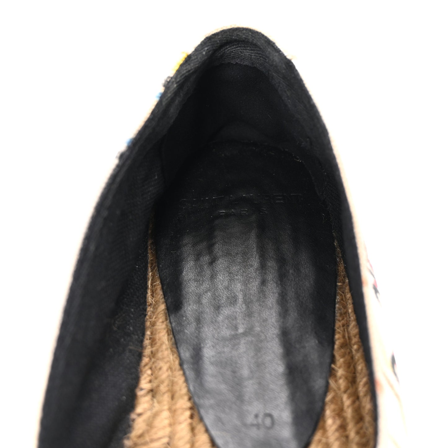 Canvas Perseo Logo Embroidered Espadrilles 40 Multicolor