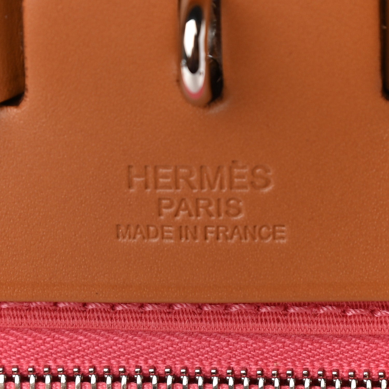 Hermes Toile Vache Hunter Herbag Zip 39 MM Rose Azalee 7 of 10