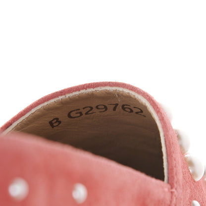 Chanel Suede Pearl CC Espadrilles 36 Pink 9 of 10
