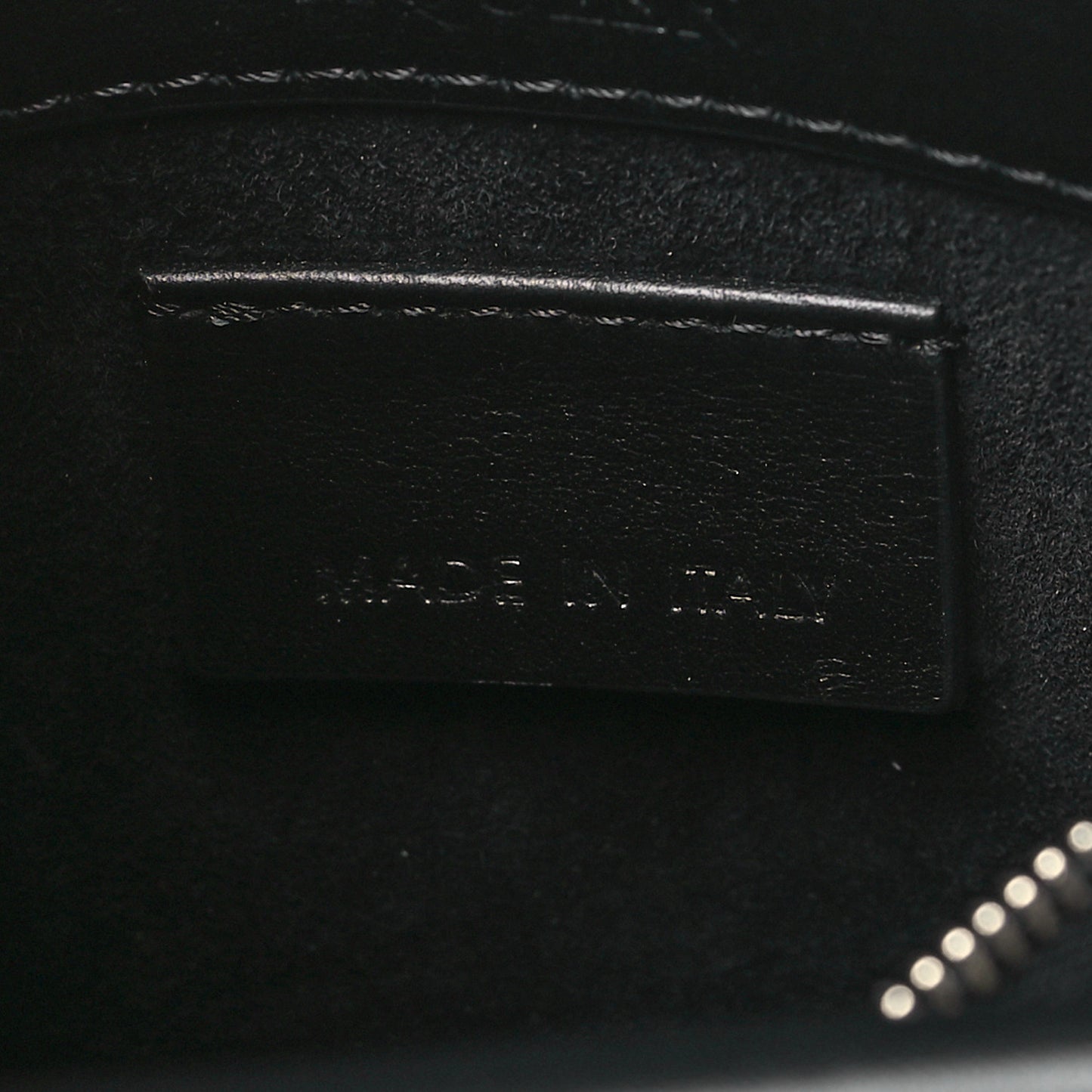 Soft Calfskin Calf Hair Wood Plate Small Heroine Black